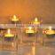 quadrate glass candle holder square glass candle cup thick glass candle holder