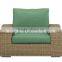 round rattan outdoor furniture single sofa modern sofa seat
