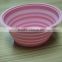 Silicone Feeding Bowl Water Dish Collapsible Travel Portable bowl