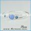 Cheap Alex Wire Bracelet with Birthstone Charm, Simple Adjustable Wire Bracelet