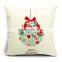 hot sale christmas throw cushion pillow case 40*40cm