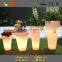 party decorative flower vase led light/LED lit flower pot home decoration plastic plant pots