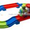 hot new for 2015 china supplier wholesale Colorful Tracks Train Set with Light and Sound, Goes around on its own
