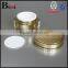 50g eye shape golden acrylic cream jar for cosmetic