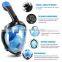 Easy folding snorkel mask full face foldable snorkel factory price