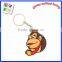 Gift silicone keychain cute cartoon comic key chain new