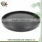 High Quality Black Round Wooden Serving Tray