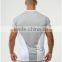 2016 New Arrival Mens Stylish Performance Training T Shirt Polyester Mesh Dri-Fit Sports T Shirt Raglan Contrast Panel T Shirt