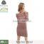 Knitted sweater dress for ladies, OEM women sweater dress