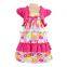 Cotton Dress Ruffle Pants Outfit Girls Clothes Wholesale Babys Flower Baby Girls Clothes