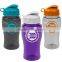 USA Made 18 oz Transparent Sports Bottle With Flip Lid - BPA/BPS-free, FDA compliant and comes with your logo