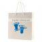 Matte Laminated Eurotote Shopping Bag - features cardboard bottom, dimensions are 6" x 3.5" x 6.5" and comes with your logo.