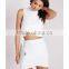 2015 New Style Sleeveless High Neck Ladies Crop Top