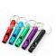 Aluminum Alloy Whistle Keyring Keychain Mini For Outdoor Emergency Survival Safety Sport Camping Hunting Multi Color