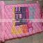 Waterproof yarn-dyed beach towel bag with towel pillow sets