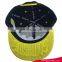 Snapback cap with double "S" puff embroidery logo in front and undervisor