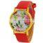 Women Quartz Watch Top Fashion Flower Female Clock Newly Design Simple Lady Dress PU Leather watch