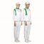 Food industry factories staff uniform/ sweat absorbent& breathable fabric