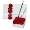 wedding guest book lace signature book wedding pen set wedding favor