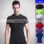 Men Training Workout Fitness Clothing Sport Short sleeve Quick-dry Gym T-shirt