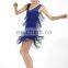 Sexy tassel salsa dance performance dress L-7016#