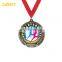 Customzied Round Shape Team Dance Awards Medal with Ribbon