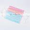 Earloop non woven 3 ply disposable filter fold flat face mask for beauty