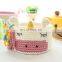 Yarncrafts Luxurious Handmade Crochet Cotton Rope Fabric Storage Basket Bins For Kids