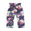 Luvable Friends Baby and Toddler Brushed Silkmilk Pants Long Pants Loose Trousers With A Bow On The Front