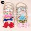 10PCS/Set Baby Girl hairband headband Kids flower sequin bowknot nylon headwear