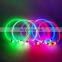 HQP-XP06 HongQiang LED Nylon USB Rechargeable Flashing Adjustable Safe Luminous Flashing Necklace Pet Supplies