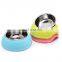 New Arrival anti-slip pet food bowl stainless steel for puppy dogs cats