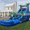 Tropical Palm Tree Large Inflatable Water Slide and Pool