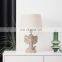 Nordic hotel craft decoration brown handmade lamp antique creative animal table lamp for bedside