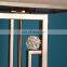 Oriental modern design iron rectangle beautiful bedside table lights with silk lampshade