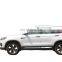 Chrome door visor side window deflector shade sun rain shield silver strips guard for changan CS75