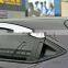 Chrome door visor side window deflector shade sun rain shield silver strips guard for Honda vezel