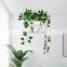 Green Leaf Aluminum Chandelier Simple Restaurant Personality Hotel Pendant Light Interior Decoration Lighting