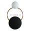 Nordic Creative Iron Round Shape Wall Lamp E27 Metal Decorative Wall Lighting