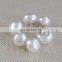 Mushroom half ball cap oval real abs pearl shank buttons