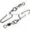 High Quality American Style 18 Sizes Fishing Swivel Snap For Sea/Freshwater Fishing