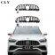 CLY GT black Grilles For Benz 2022 C class W206 C200 C260 C300 Chrome Grille Silver GTR Grill