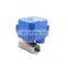 Brass  SS304 SS316  DN15 DN20 DN25 2W ball Motorized valve  15N  NPT  motorized valve