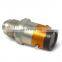 Bayonet coupler for grease nipples Clean-break coupling with bayonet locking
