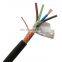 High Quality 4C Black Pvc Shielded Wire Floor Control Cable Aluminum Foil Braid Od5.9 Ladder Control Cable