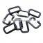 Hot Selling 50MM Custom Square Carabiner Hook Aluminum Carabiner Keychain Wholesale Black Rectangle Carabiner Hook For Bag