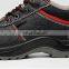 Hot Sale High Quality   anti smashing light weight black work steel toe safety  shoes