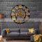 Wholesale Gears Moving Wall Clock Retro American Country Wooden Digital 3D Gear Creative Wall Clocks For Home Decor Wall Decor