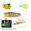JOHNCOO 115mm 11.4g High Quality 5pcs/box Soft Fishing Lure for Bass