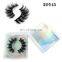 Wholesale colored 5d 3d mink Eyelashes Vendor Private Label Custom Eyelash Box Packaging 25mm Winged Fluffy False Eyelashes